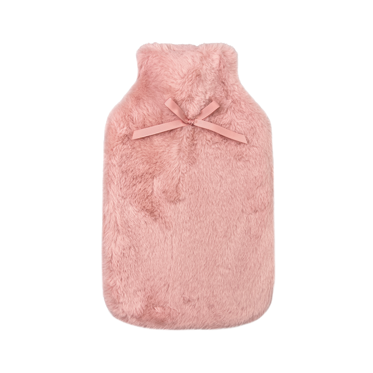 Hot Water Bottle & Cover - Pink Plush - The Grain Shop