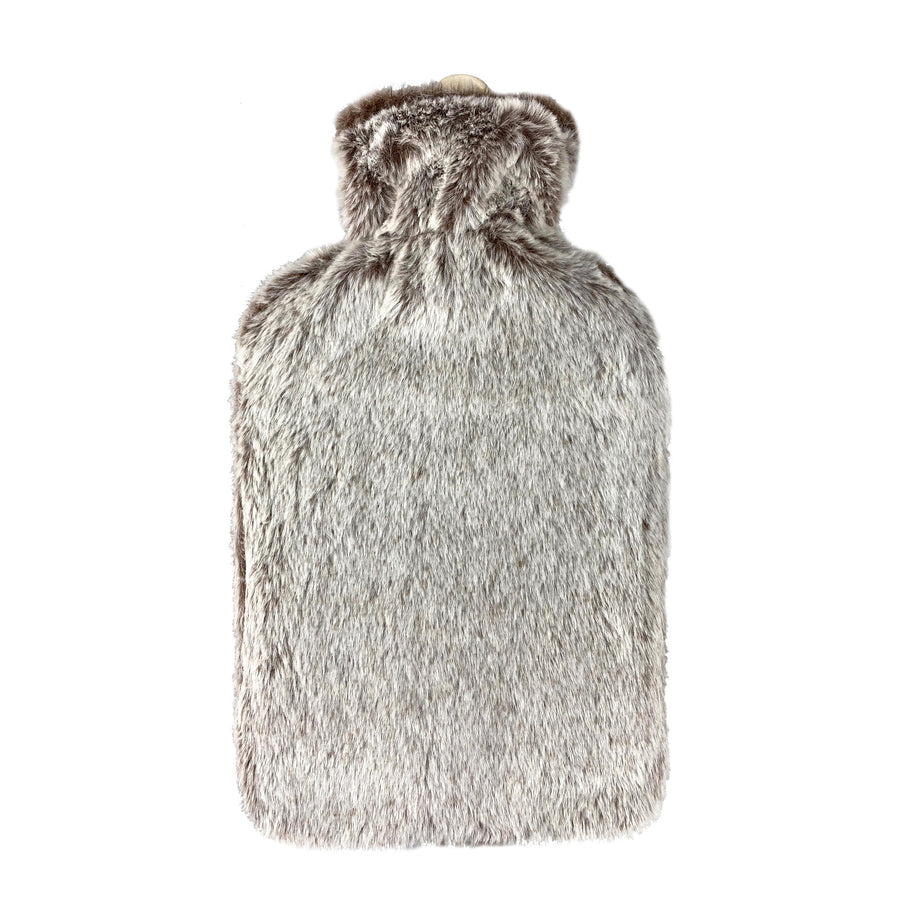 Hot Water Bottle & Cover - Faux Fur - The Grain Shop