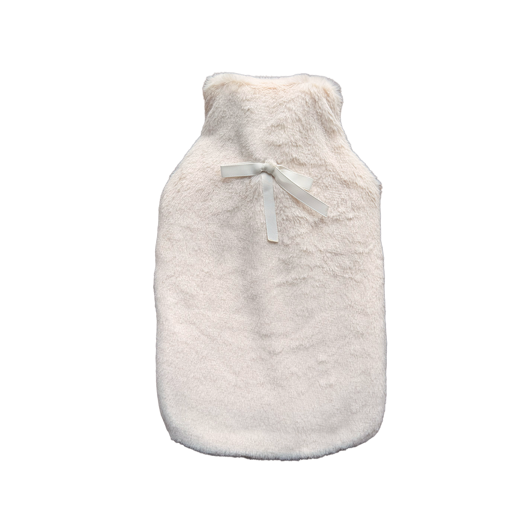 Hot Water Bottle & Cover - Natural Plush - The Grain Shop